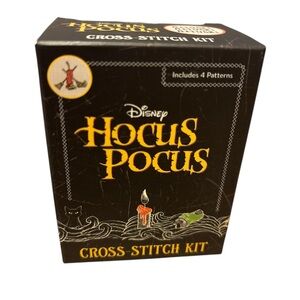 Disney Hocus Pocus Cross-Stitch Kit with Black and Yellow Design